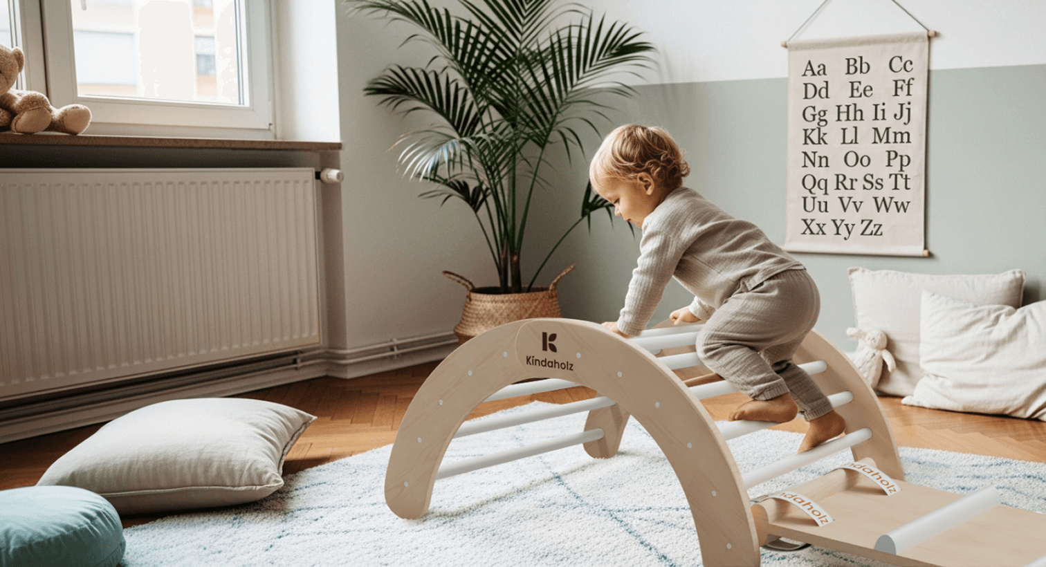 7 Gründe, warum ein Kletterbogen die Entwicklung deines Kindes fördert