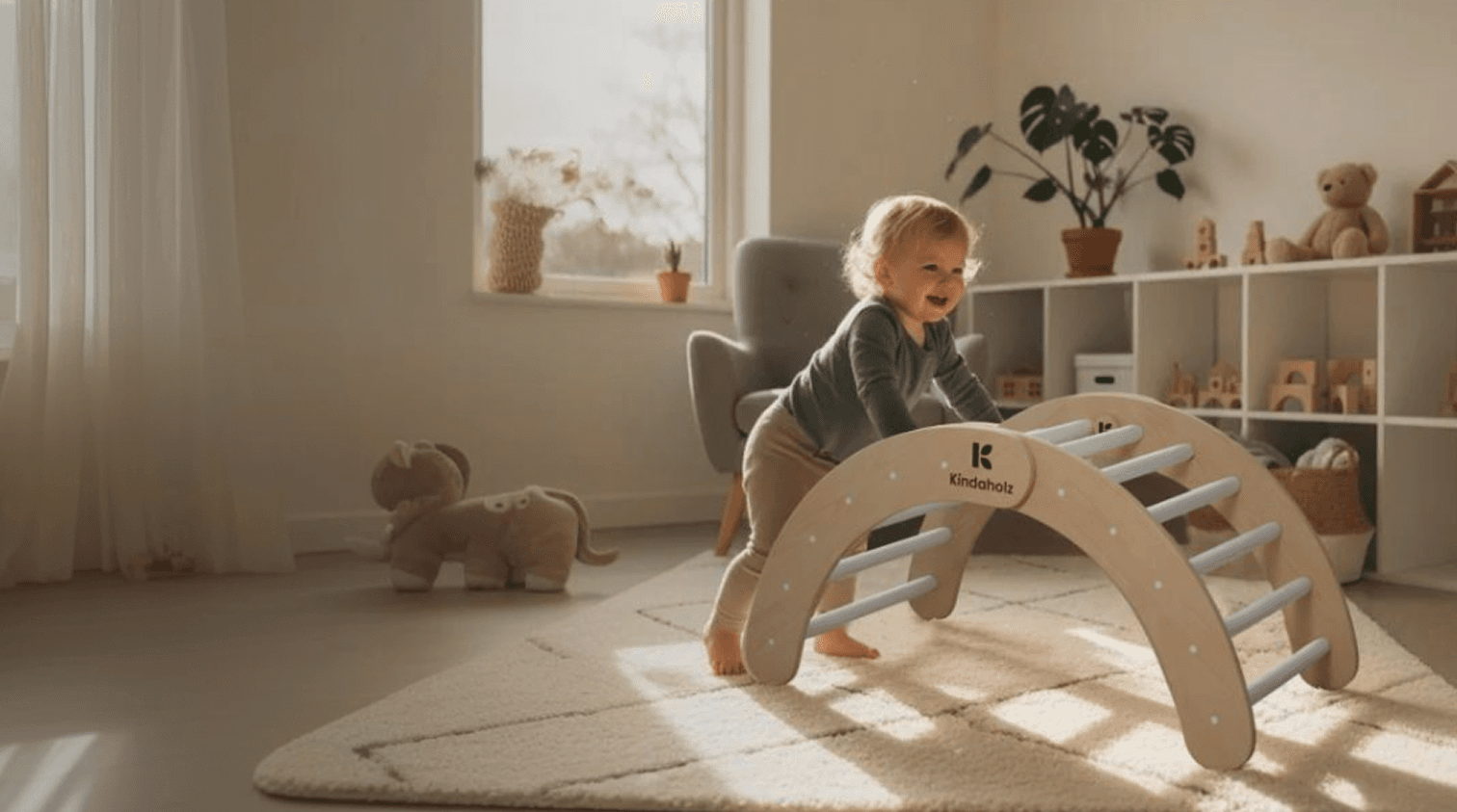 7 Gründe, warum ein Kletterbogen die Entwicklung deines Kindes fördert